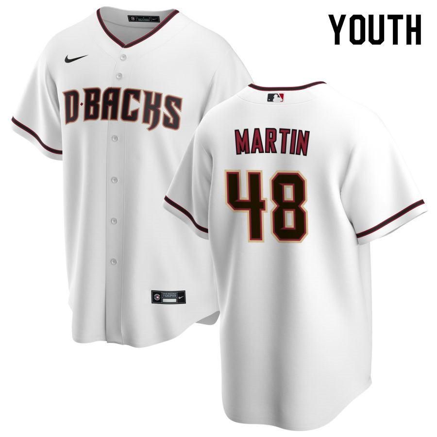 Nike Youth #48 Corbin Martin Arizona Diamondbacks Baseball Jerseys Sale-White